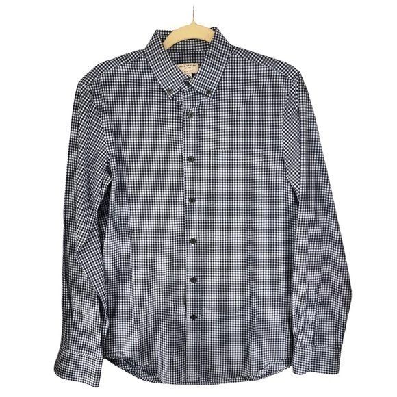 Club Monaco‎ Slim Fit Gingham Button Down Shirt - Picture 1 of 12